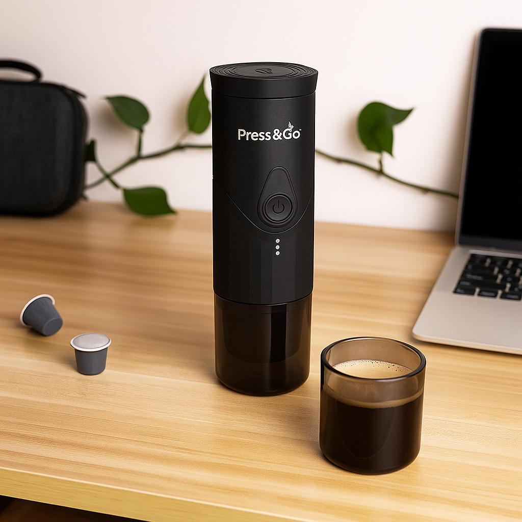 Press & Go® Portable Espresso Machine – Model TK03