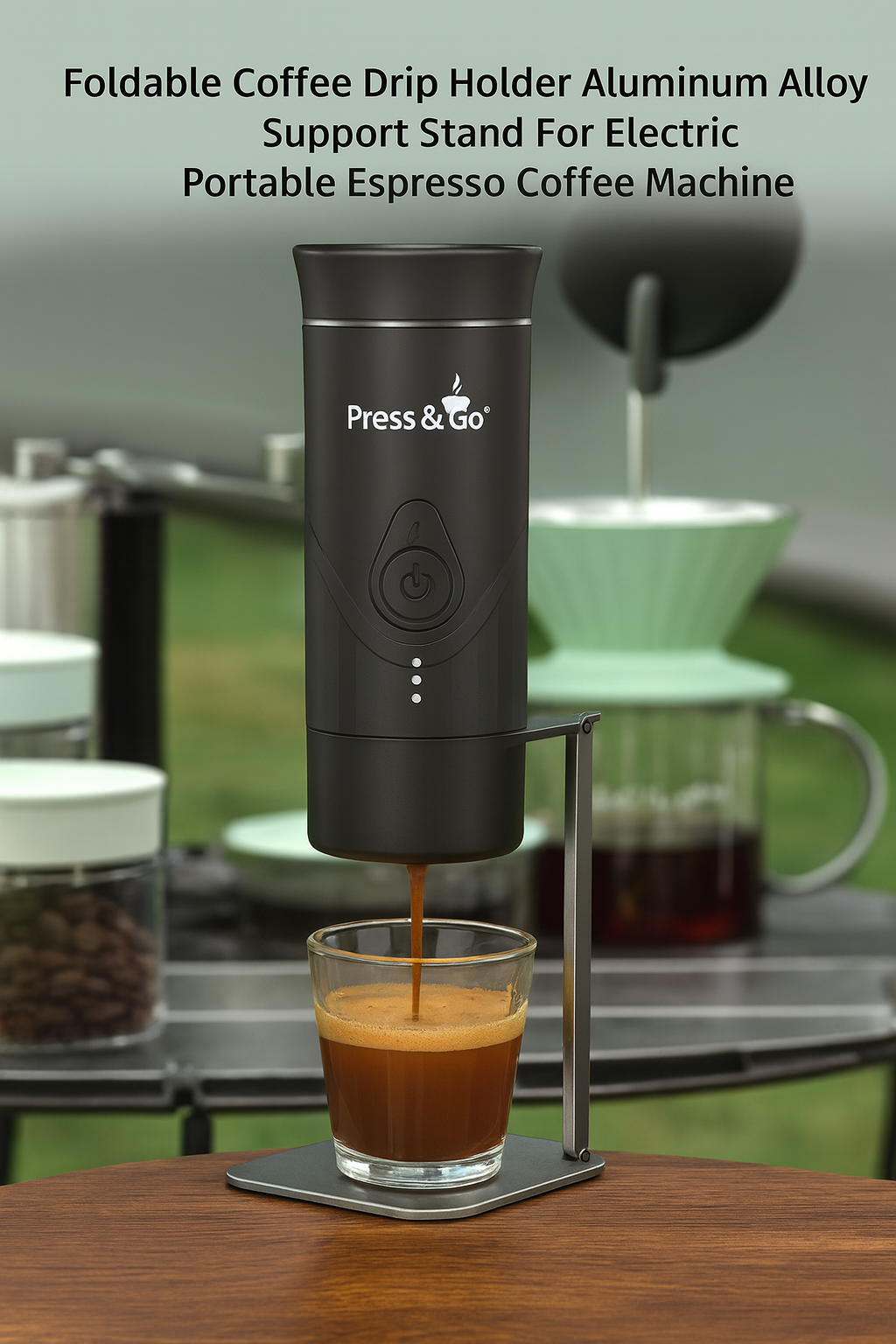 Press & Go® Aluminium Stand – Perfect Fit for Your Espresso Machine