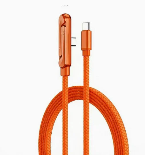Press & Go® 2-in-1 USB-C Charging Cable & Foldable Phone Stand