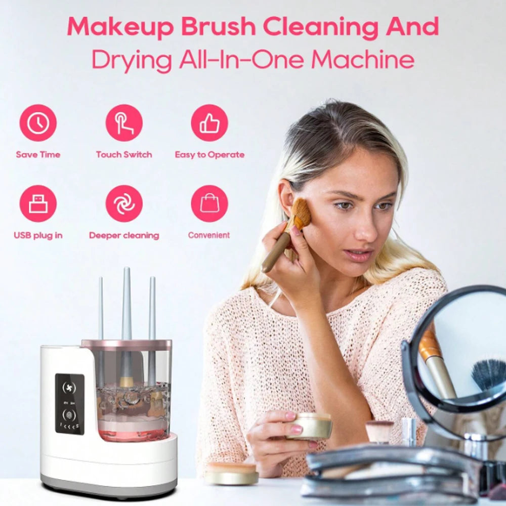 ✨ Make-up Brush Cleaner & Dryer – Alles-in-Eén Machine