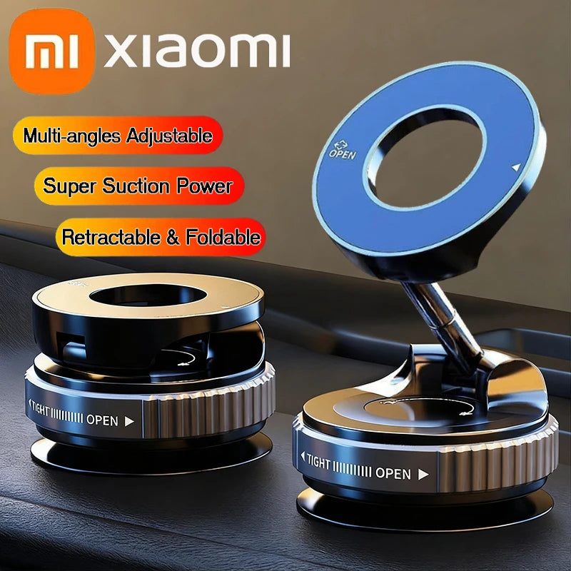 Xiaomi® 360° Magnetic Car Phone Holder – Strong Suction Cup & Adjustable Bracket