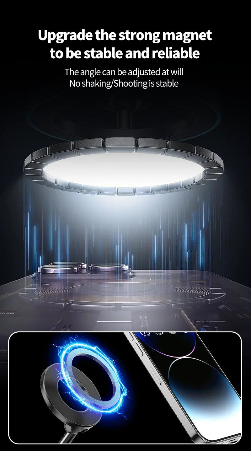 Xiaomi® 360° Magnetic Car Phone Holder – Strong Suction Cup & Adjustable Bracket